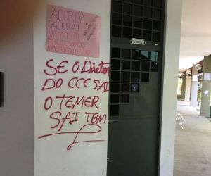Professores da Ufpi sofrem agressões e são vítimas de pichações de ódio
