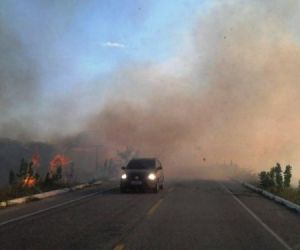 PRF orienta motoristas para segurança durante incêndios nas estradas