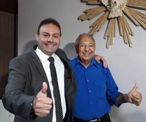 Dr. Pessoa visita Jeová Alencar: "poderemos compor o mesmo palanque"
