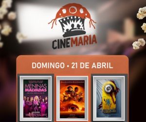 Domingo de cinema imperdível no Teatro Maria Bonita em Floriano