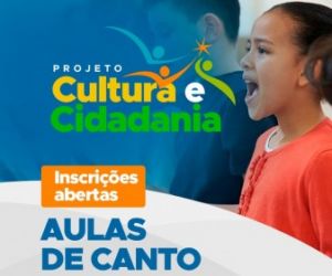 Cultura: Inscrições abertas para Curso de Aula de Canto em Floriano