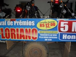 Motocicletas do Bingo de Floriano estão apreendidas, diz promotor