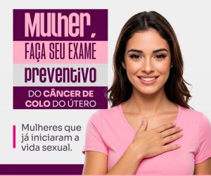SMS faz chamamento a mulheres para realização de exame preventivo do câncer de colo do útero