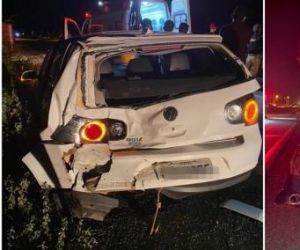 Caminhão colide na traseira de veículo na BR-407, em Jaicós
