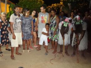 Comunidade Caraíbas celebrou festa de reisado