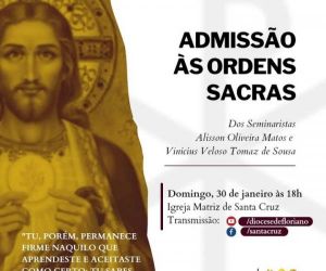 Diocese de Floriano realiza cerimônia de "Admissão às ordens sacras"