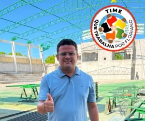 Ver. João Neto acompanha obras do Ginásio Defala Atem e destaca atuação do dep. Dr. Francisco Costa