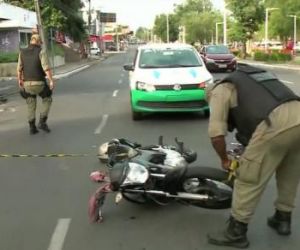 Vítima de assalto reage e dois suspeitos são baleados na Av. Frei Serafim, em Teresina