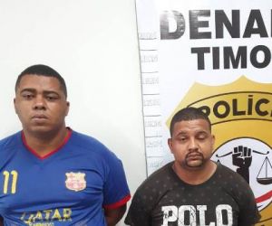 Denarc cumpre mandados e prende dupla em Timon