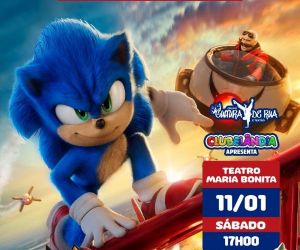 Peça teatral "Sonic 3" chega a Floriano para apresentação única