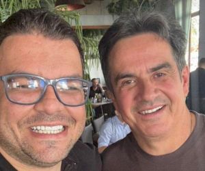 Prefeito petista Saulo Trajano pousa com Ciro Nogueira e posta em seu perfil no Instagram