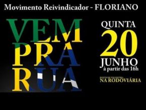Autoridades florianenses se manifestam sobre movimento reivindicador