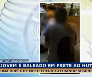 Jovem é baleado na frente do Hospital de Urgência de Teresina