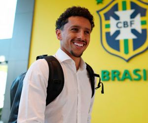 Seleção: Marquinhos é o primeiro a chegar na Granja Comary