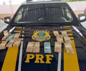 PRF apreende mais de R$ 70 mil e prende motorista por lavagem de dinheiro no Piauí
