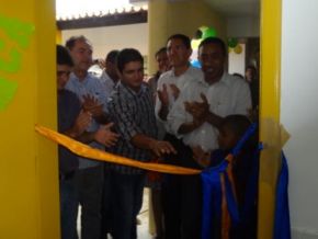 Inauguração de ampliação da Escola Municipal Binu Leão