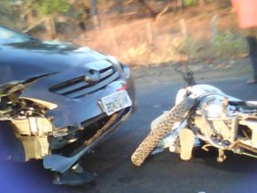 Motoqueiro morre em acidente na PI 140 próximo a Floriano