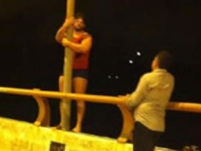 Jovem tenta se jogar da Ponte Frei Serafim na noite desta quarta-feira (04/05)