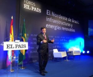 Na Espanha, Wellington discute investimentos para o Nordeste