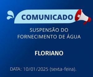 Agespisa realiza manutenção e suspende abastecimento de água em 80% de Floriano