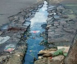 Morador reclama de canaleta mal feita na Rua Padre Reis