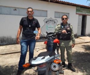 Moto roubada em Teresina é recuperada em Beneditinos