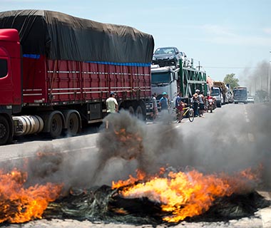 Divisão entre motoristas enfraquece nova greve dos caminhoneiros