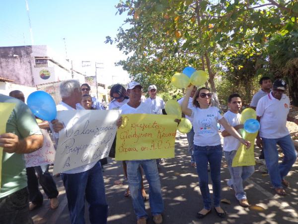 Agentes de Sa&uacute;de de Bar&atilde;o de Graja&uacute;. (Imagem:FlorianoNews)