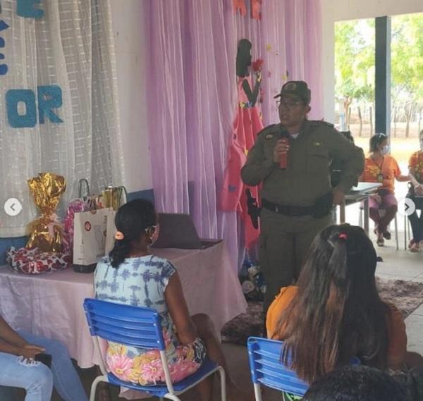 PROERD e Conselho Tutelar realizam palestra em escola da zona rural de Floriano.(Imagem:Reprodu&ccedil;&atilde;o/Instagram)