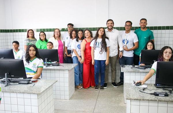 Seduc entrega obras de reforma e amplia&ccedil;&atilde;o de escola em Inhuma.(Imagem: Divulga&ccedil;&atilde;o)
