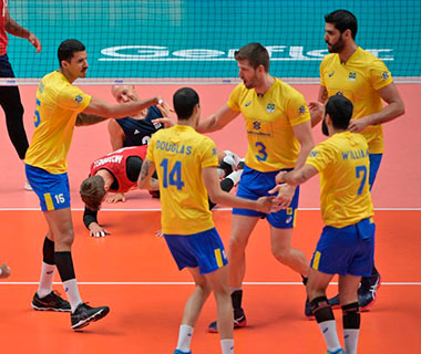 Em ritmo de treino, Brasil acaba com invencibilidade dos EUA no Mundial de Vôlei