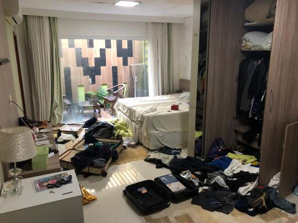 Bandidos fazem arrast&atilde;o na casa de vereador.(Imagem:Arquivo Pessoal)