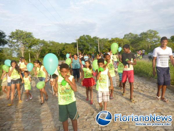 Bloco Crian&ccedil;ada garantiu divers&atilde;o para os baixinhos em Floriano.(Imagem:FlorianoNews)