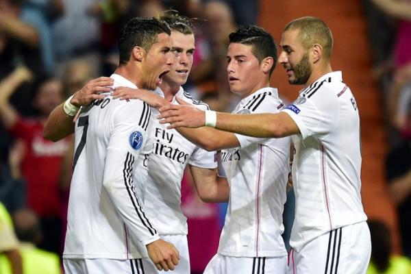 Quarteto brilha, Real dá show pela primeira vez e atropela o Basel: 5 a 1