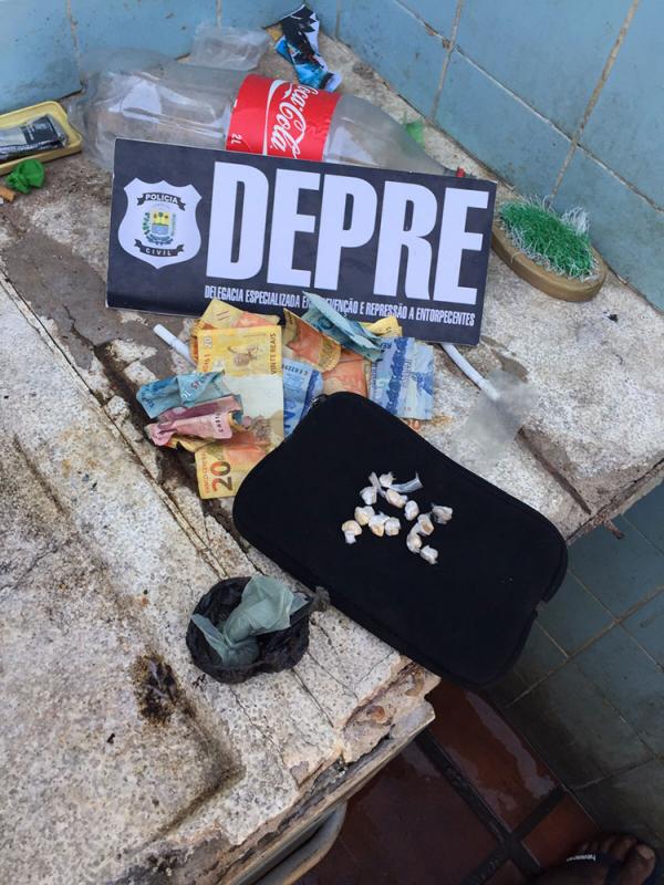 Delegacia de Entorpecentes prende quatro suspeitos em operação em Teresina