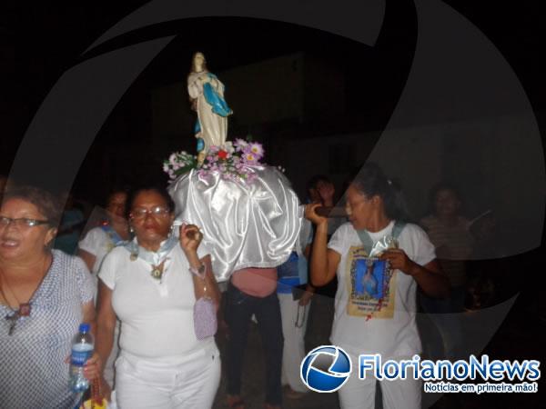 Prociss&atilde;o e missa encerraram o festejo de Nossa Senhora da Concei&ccedil;&atilde;o em Floriano.(Imagem:FlorianoNews)