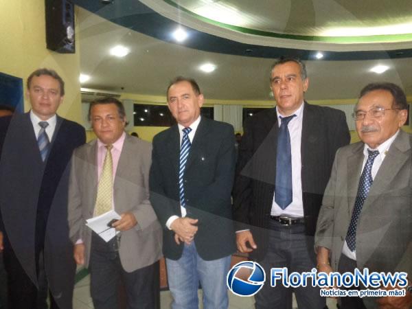Vereadores: F&aacute;bio Braga, Carlos Ant&ocirc;nio, Ant&ocirc;nio Reis, Everaldo Elvas e Manoel Simpl&iacute;cio.(Imagem:FlorianoNews)