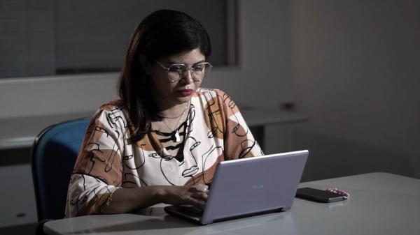 Soci&oacute;loga Marcela Castro(Imagem:TV Clube)