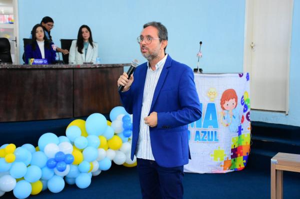C&acirc;mara de Floriano comemora o Dia de Conscientiza&ccedil;&atilde;o do Autismo com sess&atilde;o solene(Imagem:CMF)