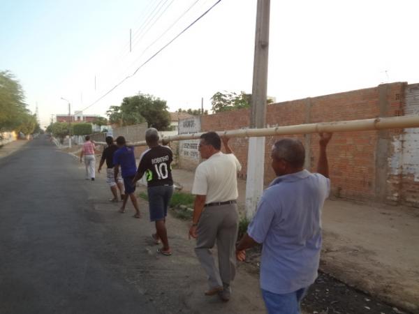 Dado in&iacute;cio aos festejos de S&atilde;o Pedro de Alc&acirc;ntara.(Imagem:FlorianoNews)