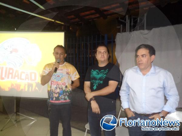 Bloco Furac&atilde;o 2015 &eacute; lan&ccedil;ado para a imprensa de Floriano.(Imagem:FlorianoNews)