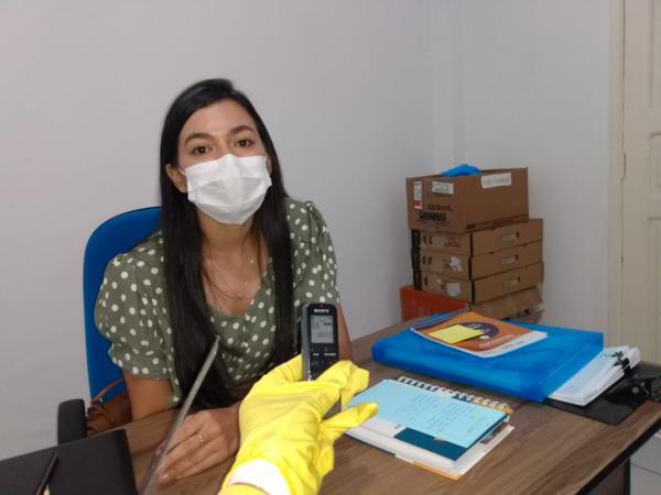 Secret&aacute;ria de Sa&uacute;de, N&aacute;dia Ribeiro(Imagem:FlorianoNews)