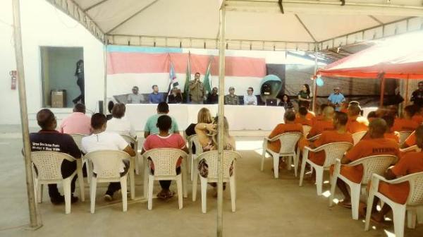 Penitenci&aacute;ria de Bar&atilde;o de Graja&uacute; realiza atividades na XIX Semana do Encarcerado.(Imagem:FlorianoNews)
