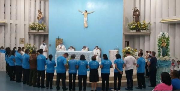 Realizado em Floriano, a Investidura de Novos Ministros da Santa Comunh&atilde;o(Imagem:Reprodu&ccedil;&atilde;o)