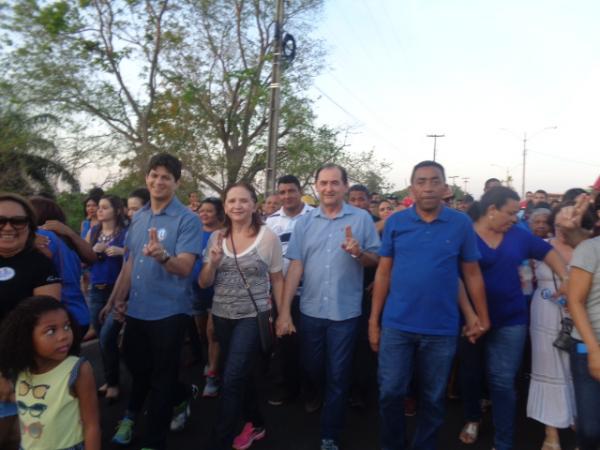 Prefeito eleito Joel Rodrigues realiza Caminhada da Gratid&atilde;o.(Imagem:FlorianoNews)