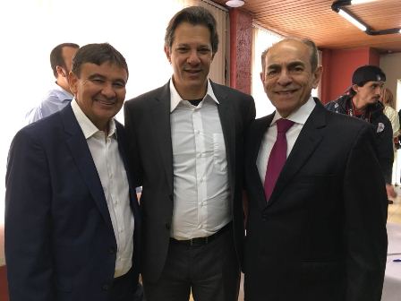 Wellington Dias participa do lançamento da candidatura de Haddad à Presidência