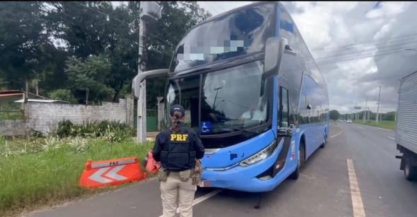 Suspeito de cometer importunação sexual contra jovem de 16 anos em ônibus é preso pela PRF