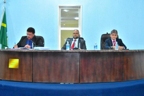 Vereadores Jo&atilde;o Neto, Joab Curvina e Edvaldo Ara&uacute;jo.(Imagem:CMF)