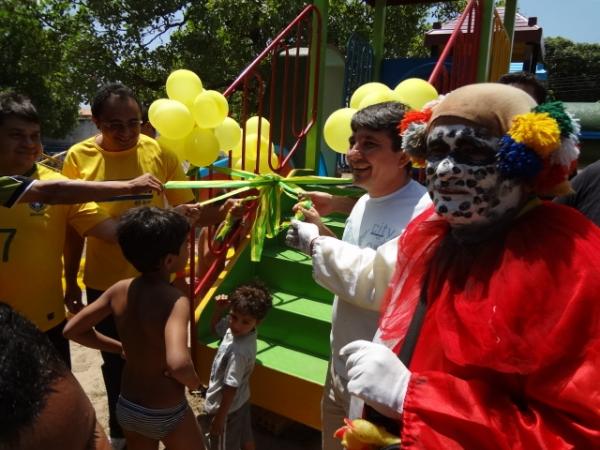 AABB de Floriano inaugura parque de Lazer infantil