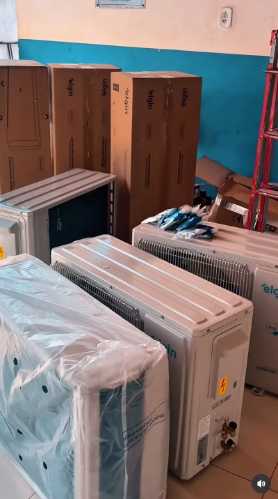Escola Municipal Zuleide Marques Ozório, na comunidade Amolar, agora está totalmente climatizada